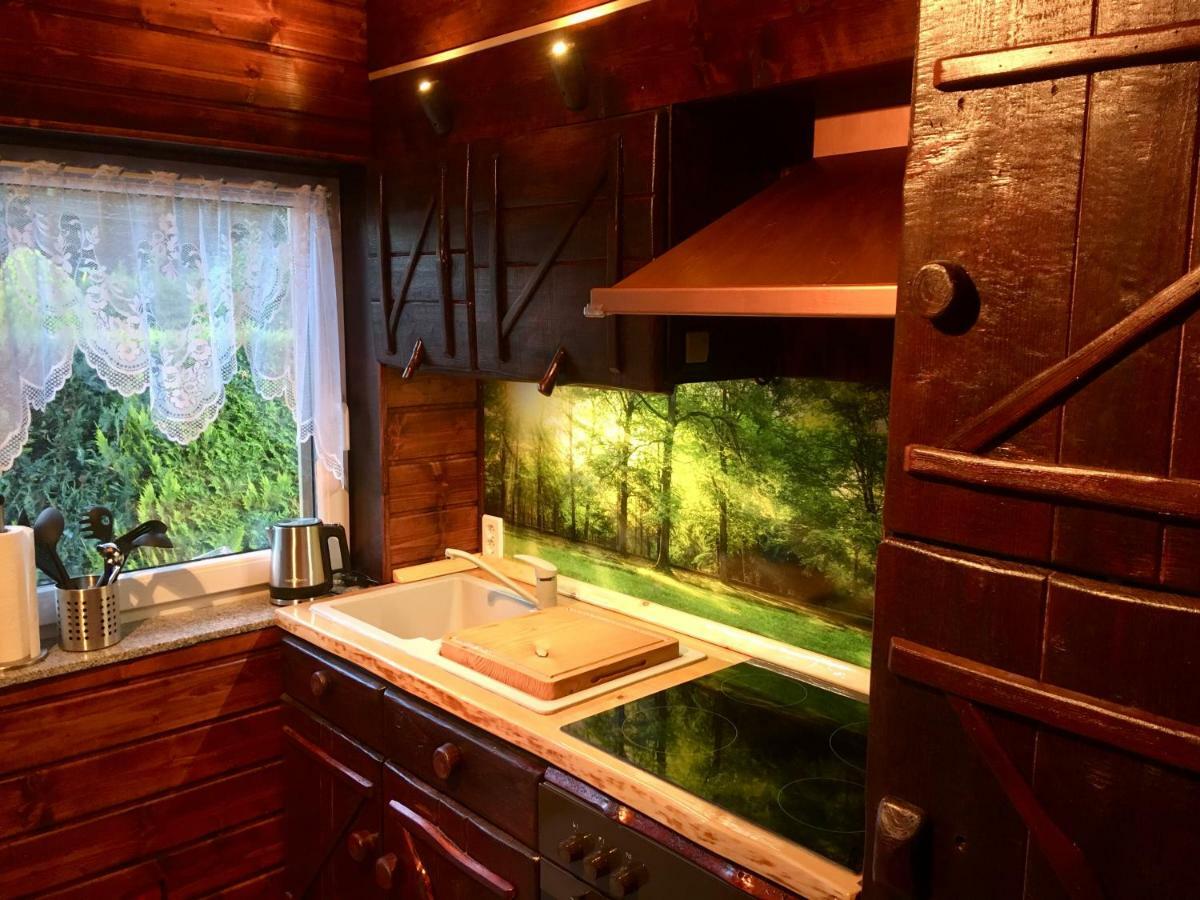 Holzhaus Trollbluemchen Am Wald Und See Neuruppin Exteriér fotografie